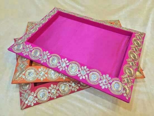 Fancy Mdf Cloth Packing Trays