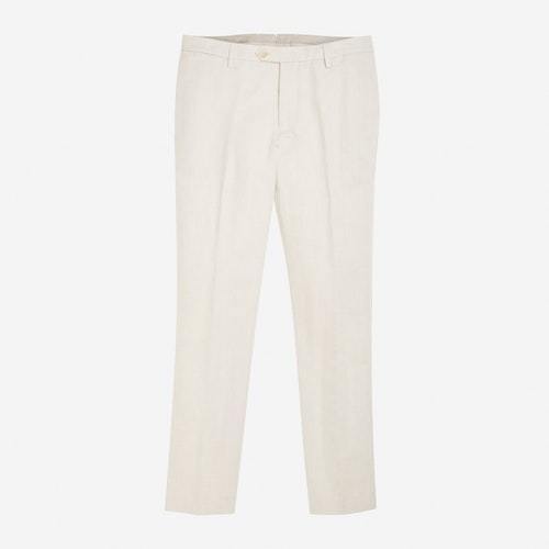 Mens White Formal Trouser