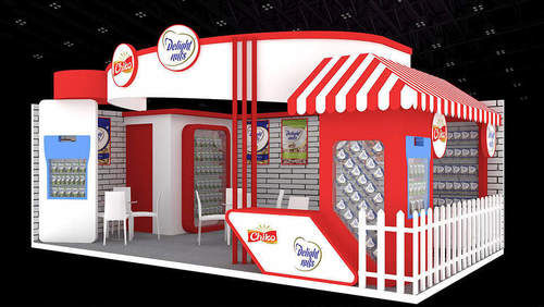 Pink Exhibition Booth Designer & Fabricator Service