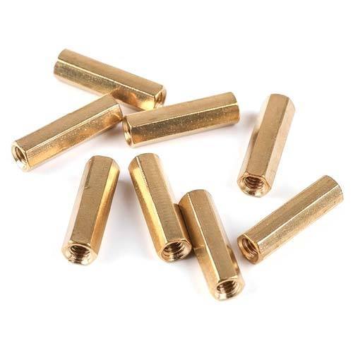 Fine Finish Brass Hex Stud