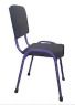 Black Iron Armless Visitor Chair