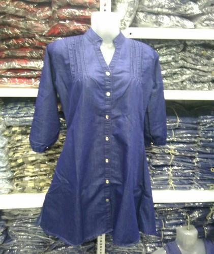 Beautiful Denim Ladies Kurti