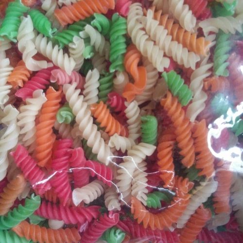 Colored Pasta And Macaroni