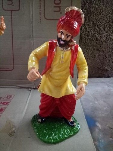 Punjabi Culture Polystone Statue