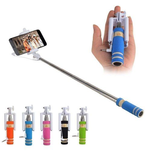 OPTA Mini Selfie Stick with an Auxiliary Cable and Keystroke (for iOS, Android, Windows Phone, Tablets)