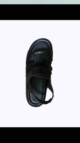 Black Stylish Mens Sandal