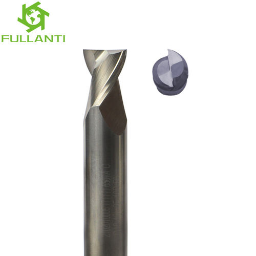 Short blade 2 2 Flutes Solid Carbide HRC65 End Mill for Aluminum