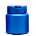 Blue 500 ml Coconut Oil Plastic Jar