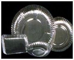 Disposable Silver Paper Plate