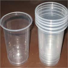 Finely Finished Disposable Plastic Glass