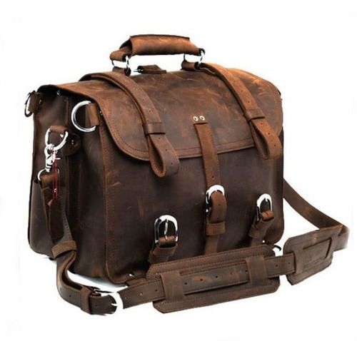 Brown Leather Bags For Office