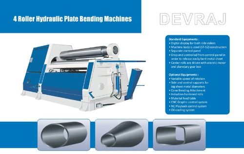 4 Roller Hydraulic Plate Bending Machine