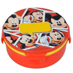 Orange Round Shaped Lunch Box