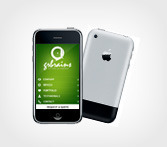 Black Smart Phone Website Design Service