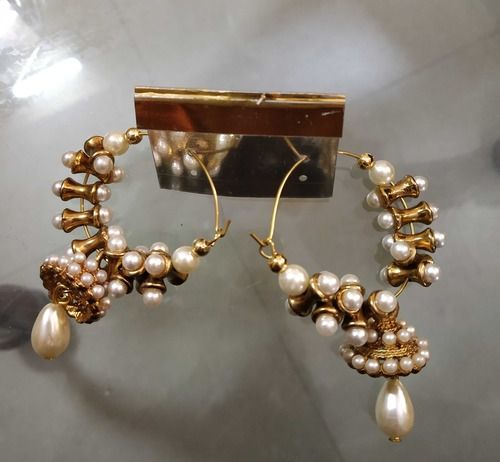 Ladies Beautiful Pearl Earrings