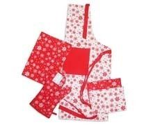 Durable Printed Red Christmas Cloth