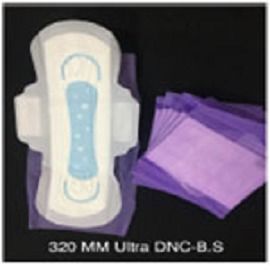 320 Mm Ultra Dry Net 3 Fold Sanitary Napkins