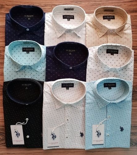 Branded Printed Mens Shirts Size: Large