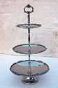 Fine Finish Silver Plated Plate Stand