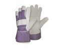 Violet And White Color Full Fingers Canadian Gloves