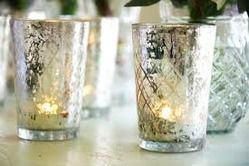 Antique Glass Tealight Holders