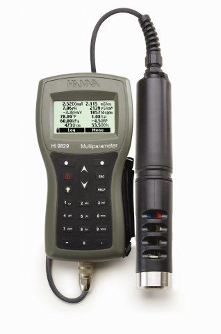 Multiparameter pH/ISE/EC/DO/Turbidity Waterproof Meter with GPS option