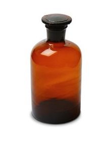 N.m. Glass Amber Colour Reagent Bottle