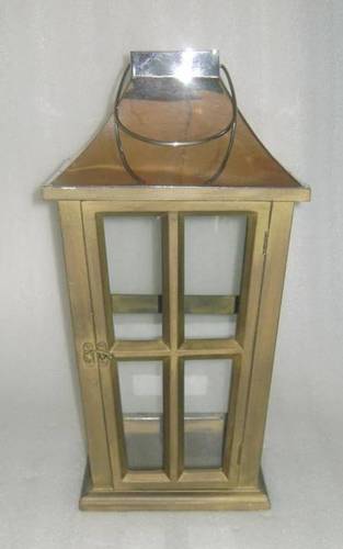 Hanging Taper Wooden Lantern