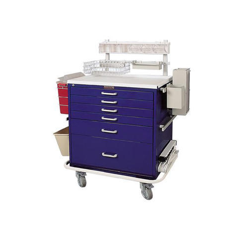 Well Spaced Anaesthesia Trolley Cart