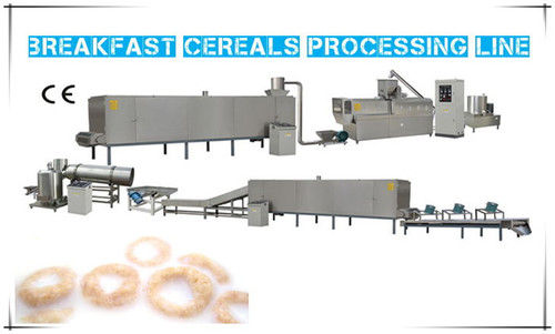 Low Noice Breakfast Cereals Processing Line