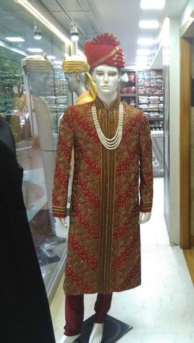 Custom Mens Designer Groom Sherwani