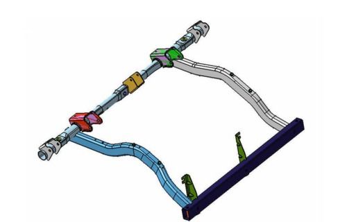 Automotive Engine Cradle Assembly