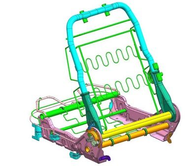 Automotive Seat Frame Assembly