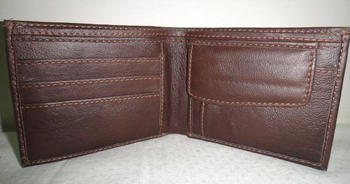 Mens Brown Leather Wallet