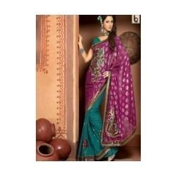 Royal Look Shimmer Net Sarees