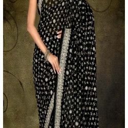 Top Rated Black Printed Sarees