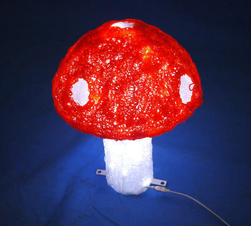 Red Mushroom Led Outdoor Light