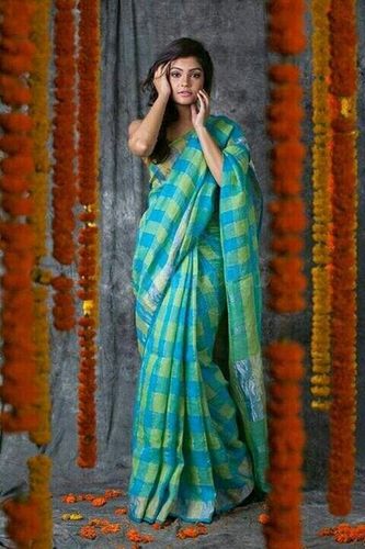 Bhagalpuri Handloom Linen Saree Grey: Gift/Send Fashion and Lifestyle Gifts  Online M11145367 |IGP.com