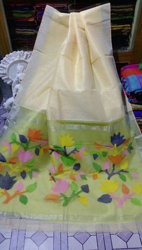 Handloom Silk Linen Jamdani Sarees