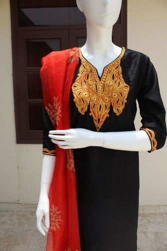 Kurti With Kashmiri Tilla Work