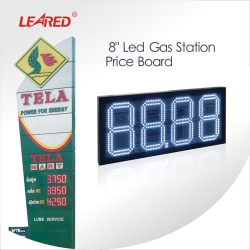 8 Inch LED Price Display Board/ Screen/Sign For Petrol Station