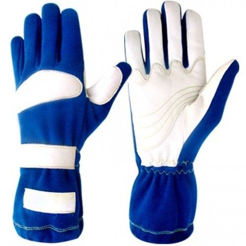 Kart Nylon Palm Clarino Artificial Leather Racing Gloves