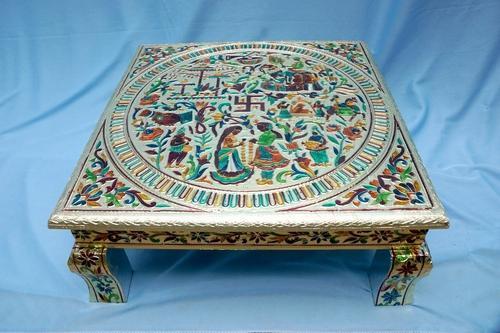 Wood Top Class Wooden Patla (Handicraft)