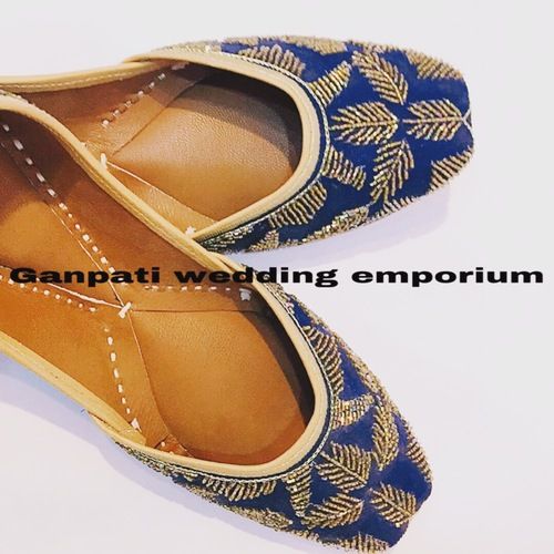 Buy Step n Style Ethnic Sandals for Women Beaded Punjabi Jutti Slipon Wedding  Shoes at Amazon.in