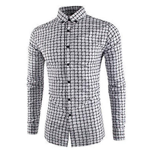 Mens Casual Cotton Full Sleeve Shirts