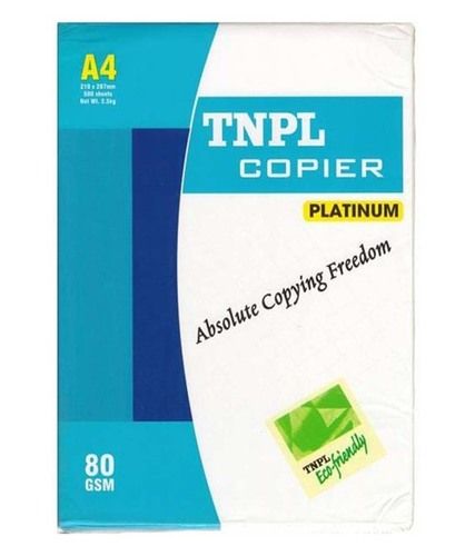 प्लेटिनम 80gsm A4 कॉपर पेपर (Tnpl)