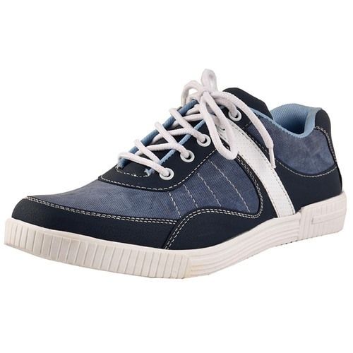 Pvc Sole Mens Blue Casuals Laces Shoes