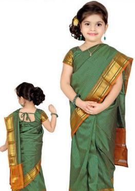 Fine Finish Traditional Kids Sarees