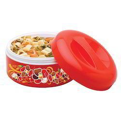 Red Plastic Stylo Lunch Box