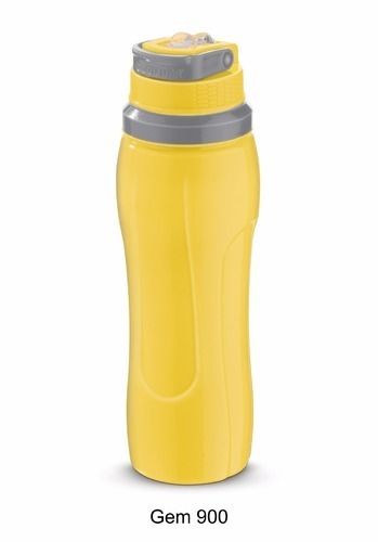 Yellow And Grey Steel Insulated Water Bottle